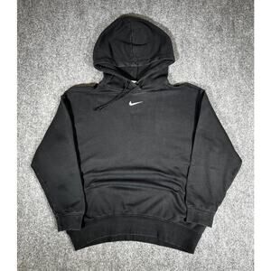 Nike Hoodie Black Small Boxy Fit Pullover Sweatshirt
